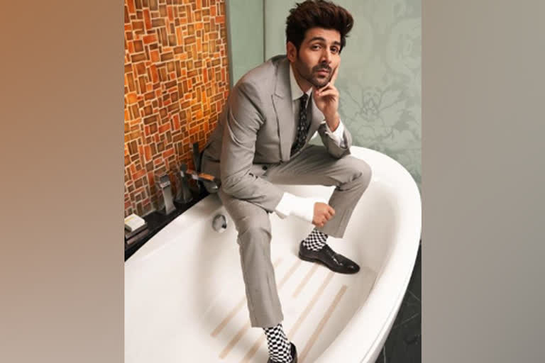 Kartik Aaryan shares a glimpse of his 'work from home'