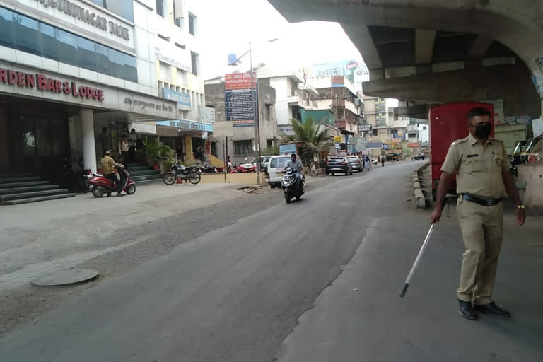 traffic closed  pimpari chinchwad  पिंपरी चिंचवड वाहतूक  corona upddate