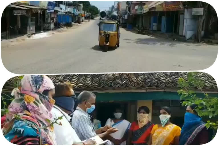 Campaign with autos on eradicates of Corona   at konaseema