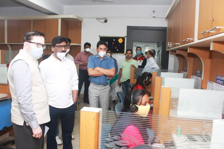 CM inspects the monitoring cell in ranchi