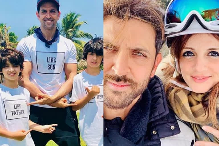 Sussanne temporarily moves in with Hrithik  Sussanne moves in with Hrithik for co-parenting  Hrithik Sussanne relationship  coronavirus effect on bollywood actors  'മക്കള്‍ക്കായി അവള്‍ വന്നു'; വിശ്വസിക്കാനാകുന്നില്ലെന്ന് ഹൃത്വിക് റോഷന്‍  'മക്കള്‍ക്കായി അവള്‍ വന്നു'; വിശ്വസിക്കാനാകുന്നില്ലെന്ന് ഹൃത്വിക് റോഷന്‍  ഹൃത്വിക് റോഷന്‍  കൊവിഡ് 19  ഹൃത്വിക്കും സൂസൈനും