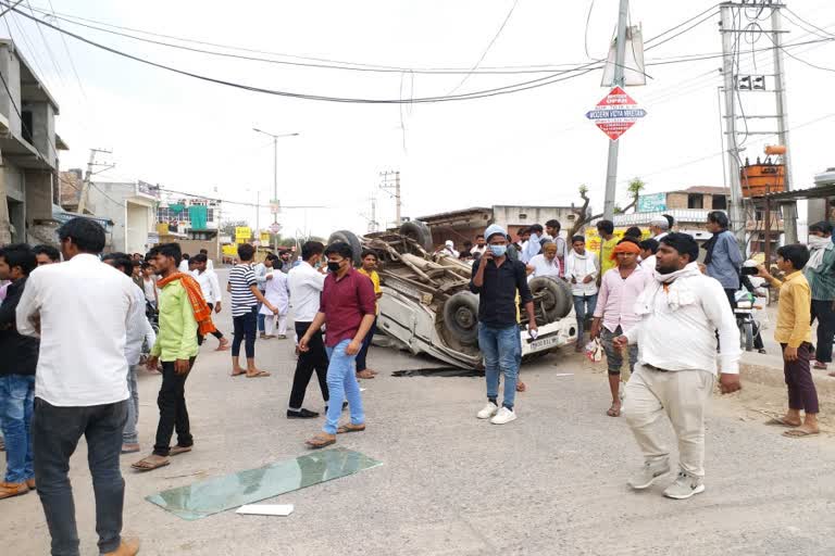 health department car accident in punhana nuh