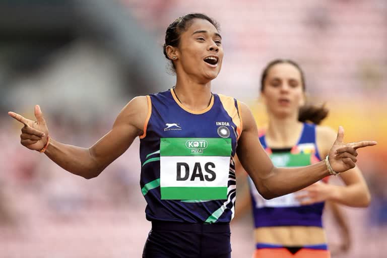 Hima Das donates