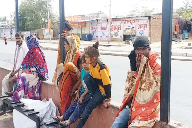 जयपुर न्यूज crisis in front of laborers in lockdown