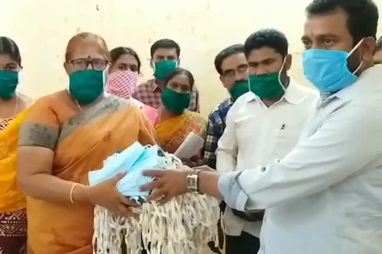 masks, and sanitizers distributed to government employees