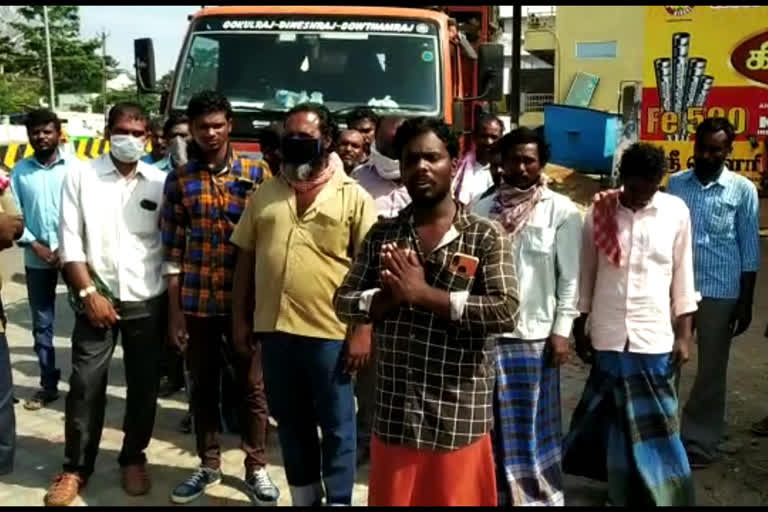 lorry drivers released video for tender their gratitude to governor Tamilisai sowndarrajan