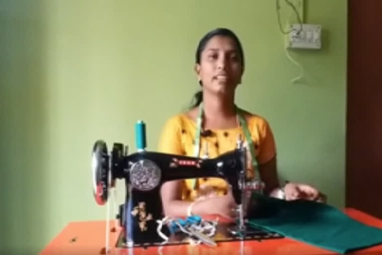 Kerala girl elaborates techniques to make masks in simple manner