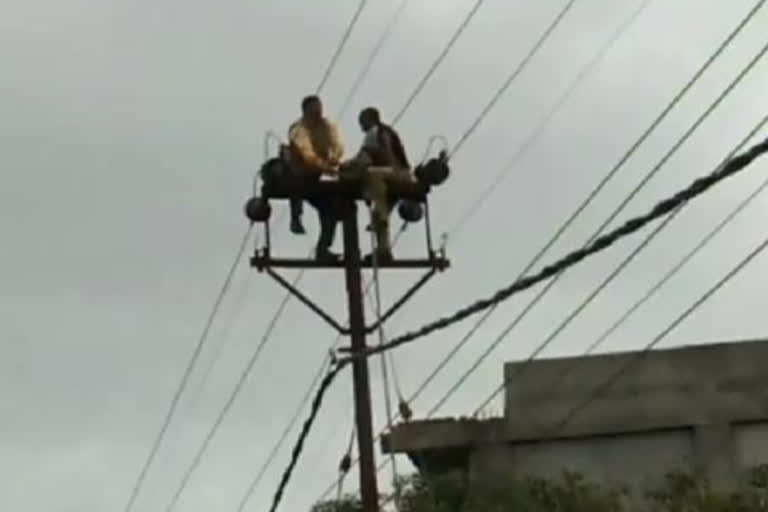 electricity service disrupted in paonta sahib