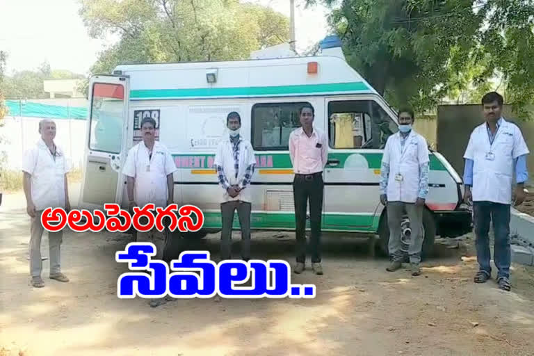 ambulance services of corona patients transferring in jagtial district