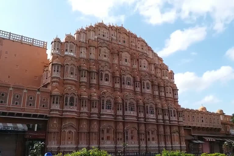 Jaipur Hawamahal, rajasthan news, कोरोना वायरस, राजस्थान में लॉक डाउन