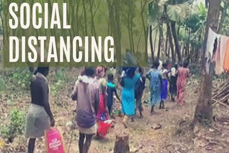 Kerala tribal families shift to forests, river banks, caves