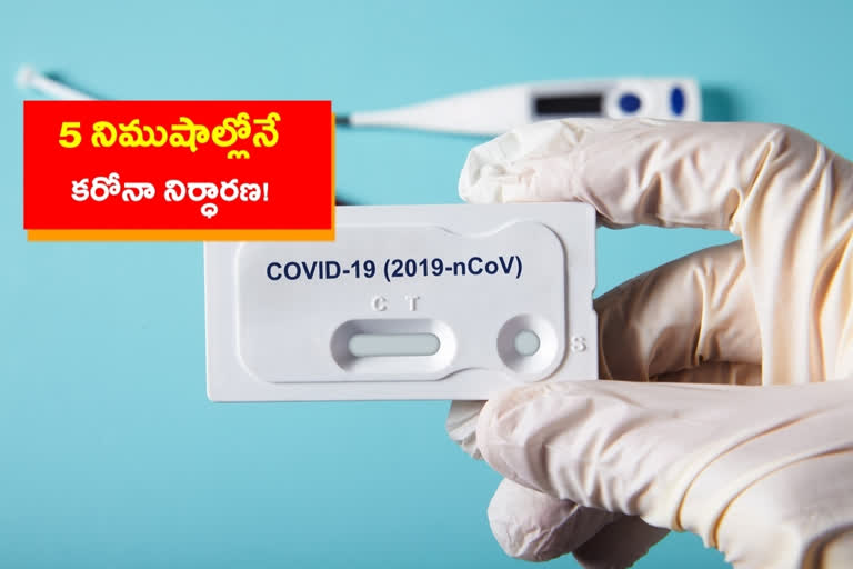 US-based lab has unveiled a portable test that can tell if someone has COVID-19 in as little as five minutes