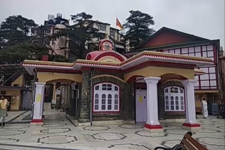 Kalibari temple of shimla is closed for devotees,