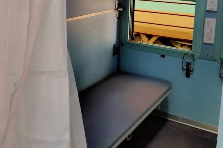 train coaches turn into isolation wards  COVID-19 patients in train  Coronavirus pandemic  coaches into isolation wards  ഇന്ത്യൻ റെയിൽവേ  ന്യൂഡൽഹി  കൊവിഡ് 19  കൊറോണ  ട്രെയിനുകൾ ഐസോലേഷൻ വാർഡുകളാക്കുന്നു  Indian Railways covid19  corona trains news