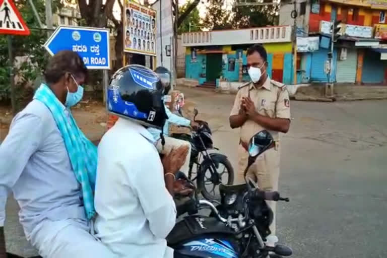 lockdown violators in Davanagere