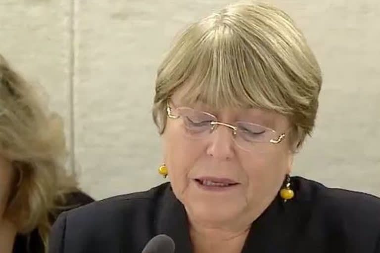 UN High Commissioner for Human Rights Michelle Bachelet