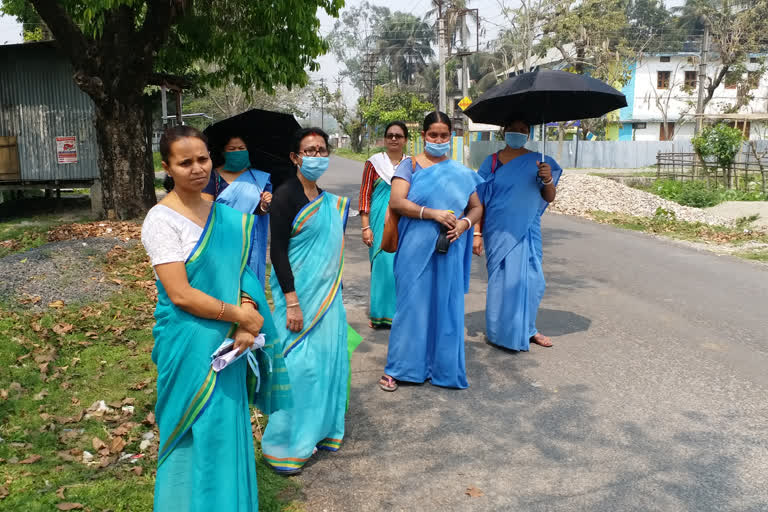 Female health workers have been abused to raise awareness among the peoples in alipurduar