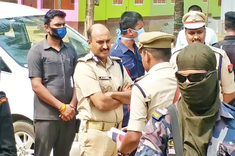 ADGP GP Singh visit sapor dhubri to study the situation of police attack between lock down