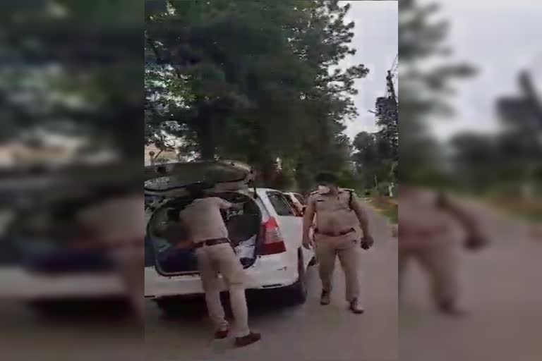 Video viral of chandigarh DSP Central Krishna Kumar