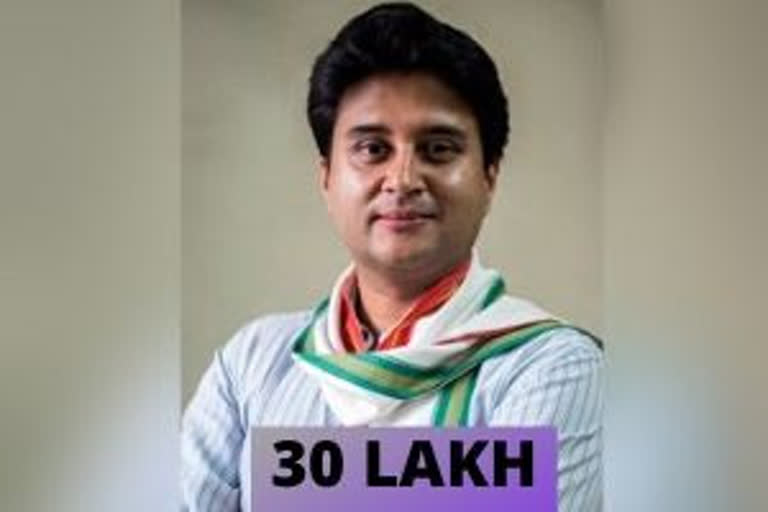 Congress-turned-BJP leader Jyotiraditya Scindia