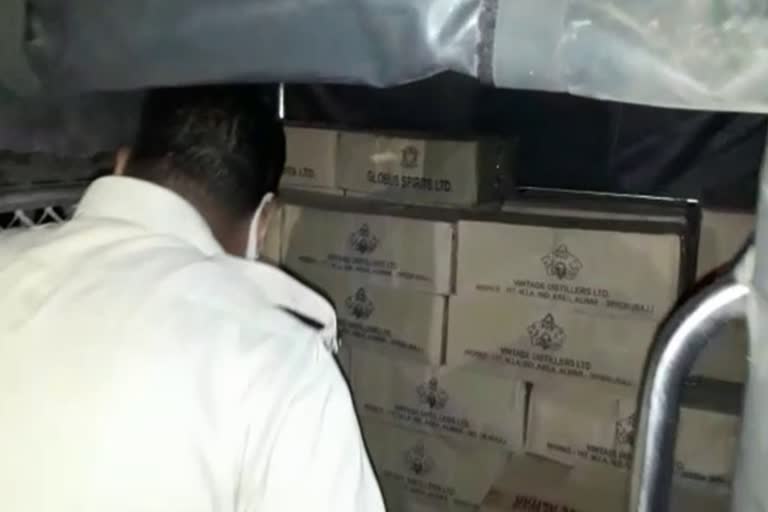 police seized illegal liquor, अलवर न्यूज