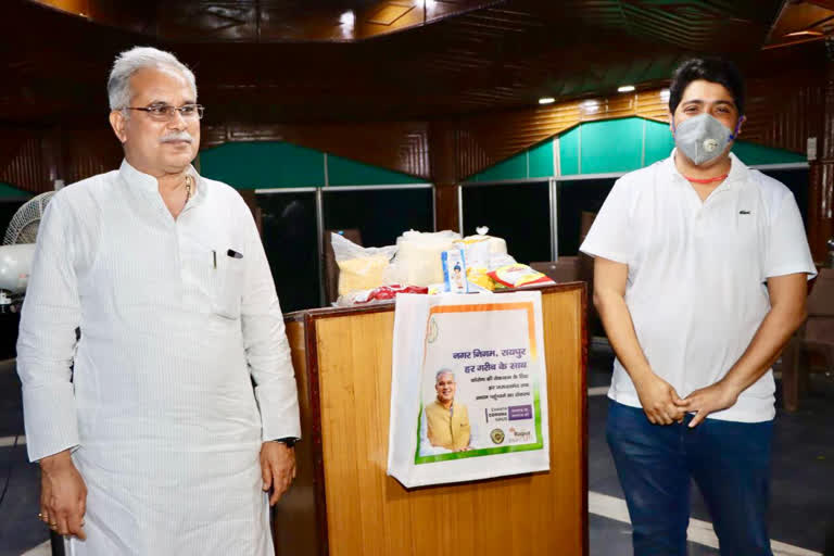 Municipal Corporation will provide food to 30 thousand needy families in Raipur