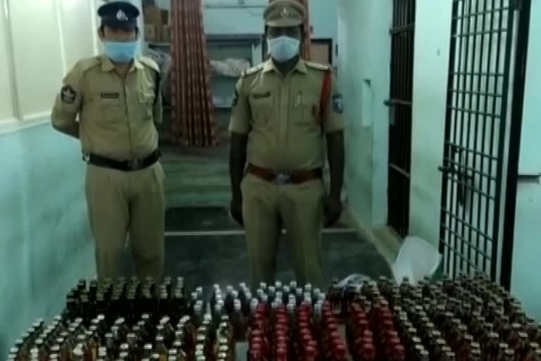 two young people arrested for selling liquor