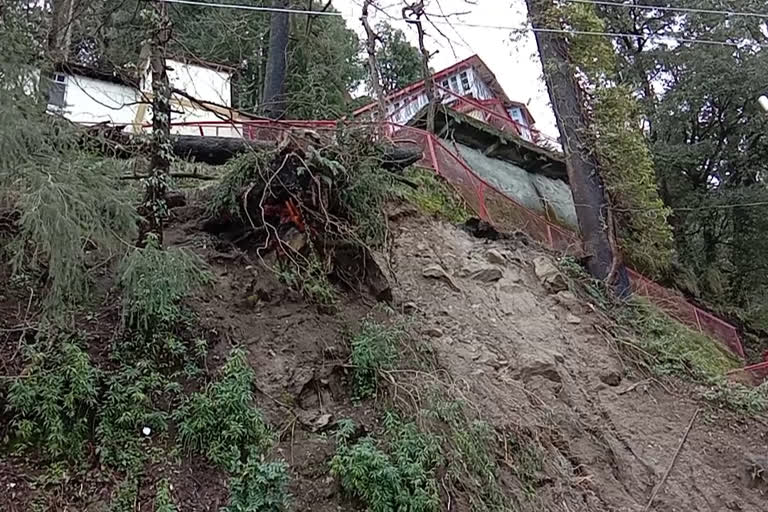 Landslide in Dalhousie