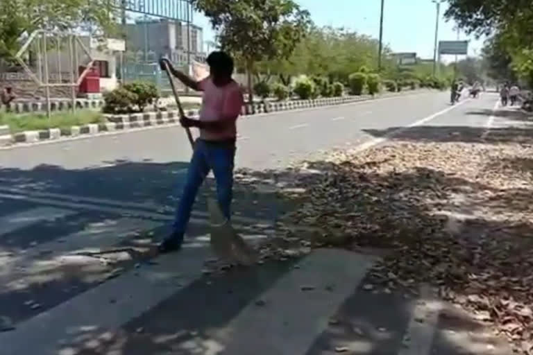 EDMC cleaning staff