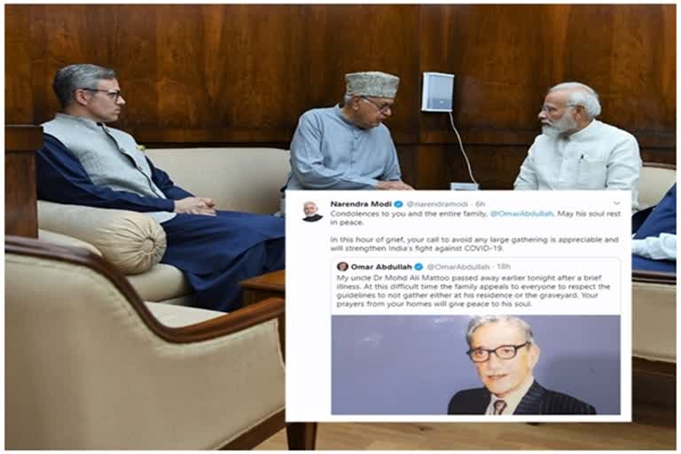 PM Modi appreciates Omar Abdullah's call for social distancing following his uncle's death