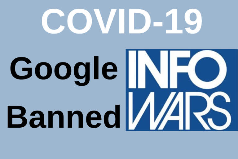 Google bans Infowars app over fake coronavirus video