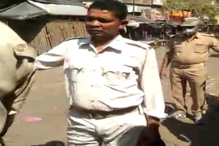 soldier was doing duty while drunk in jhariya