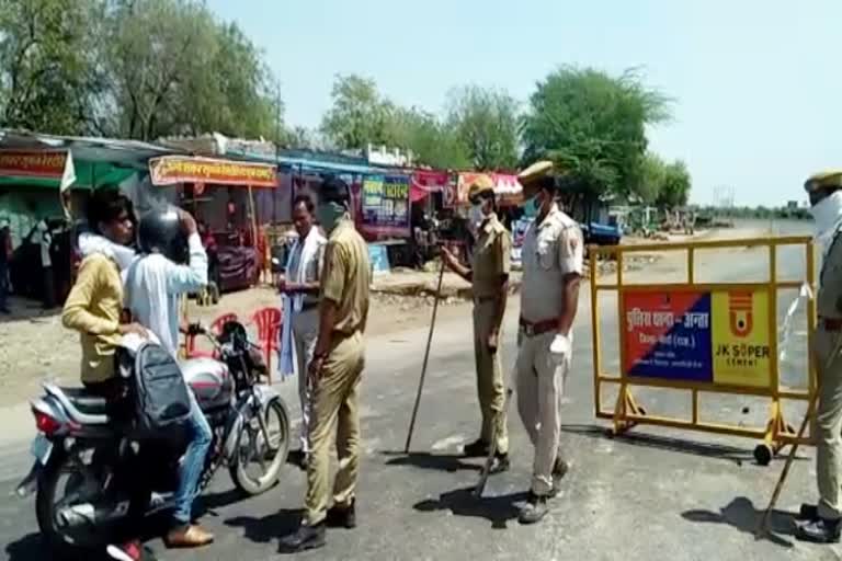 अंता में लॉकडाउन lockdown in Baran