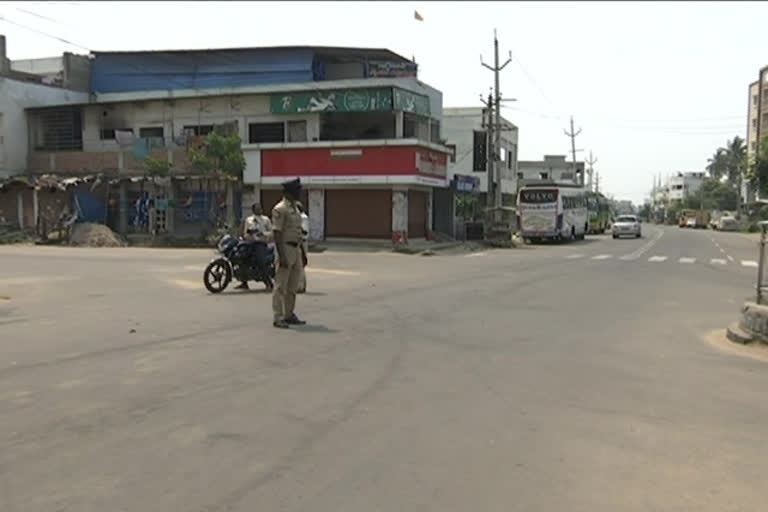 Srikakulam District-wide lockdown