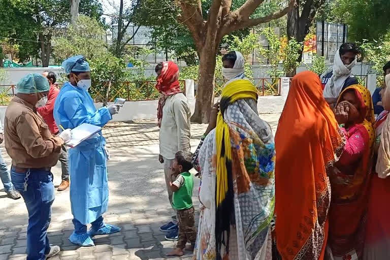 health screening of laborers