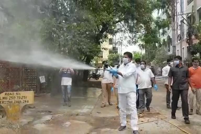 MLA SPRAY  CHEMICAL in colony's