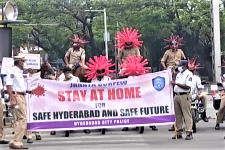 hyderabad police innovative campaign