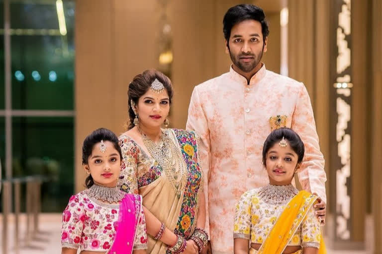 Actor Manchu Vishnu, who is said to be missing his wife Veronica and daughters Ariana and Viviana
