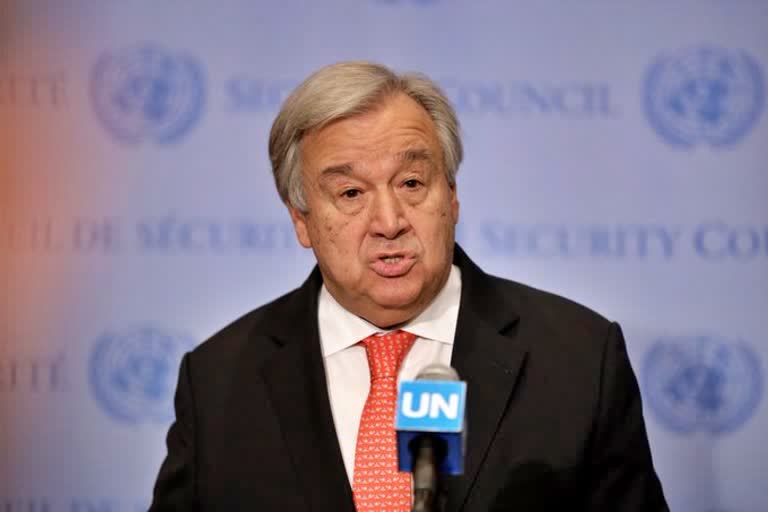 UN chief says COVID19 pandemic