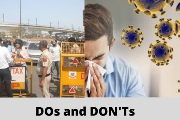 DOs and DONT'S during Covid-19 lockdown!