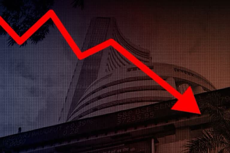 Equity indices plunge, Sensex down 1,200 points