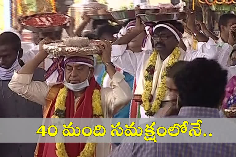 ministers participated sriramanavami celebrations in in bhadrachalam