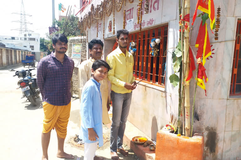 Ram devotees celebrated Ram Navami with simplicity in ranchi