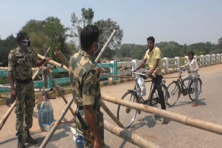 The administration sealed off the Jajpur border after the corona was identified in Bhadrak