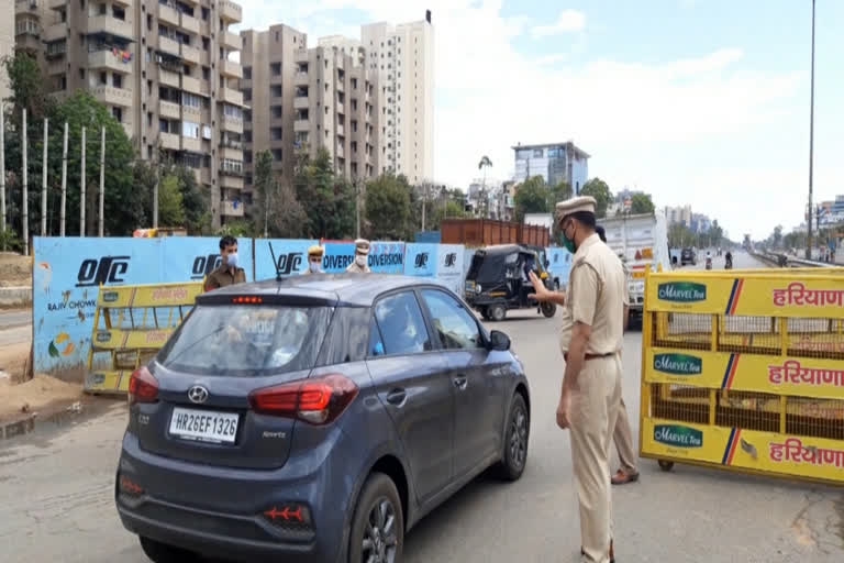 Gurugram Police takes major action against people who violate lock down