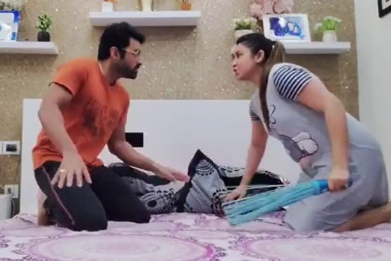 ankush and oindrila funny video