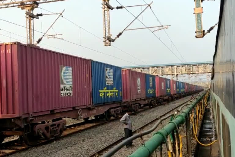 grain and essential goods from the railway have been stuck due to the lockdown