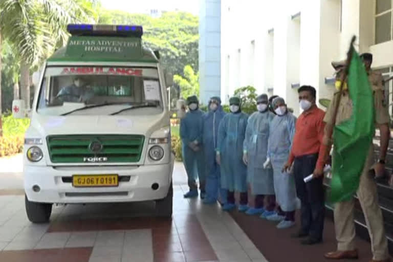 Medical mobile van service launched for security personnel in Surat