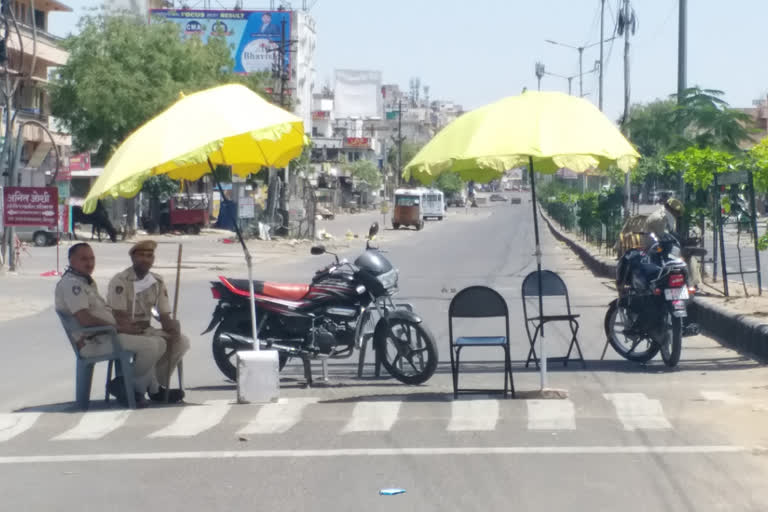 Tents for policemen in corona virus, जोधपुर में कोरोना वायरस