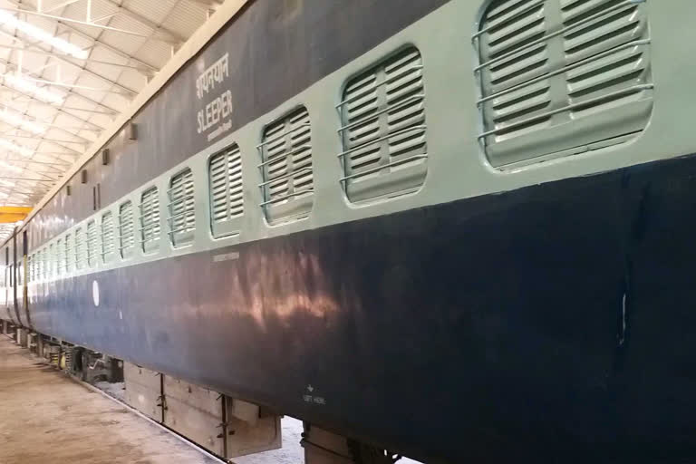 railways prepare isolation coach in train in varansi